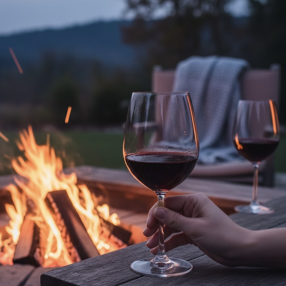 6x 450ml Lara Red Wine Crystal Glasses