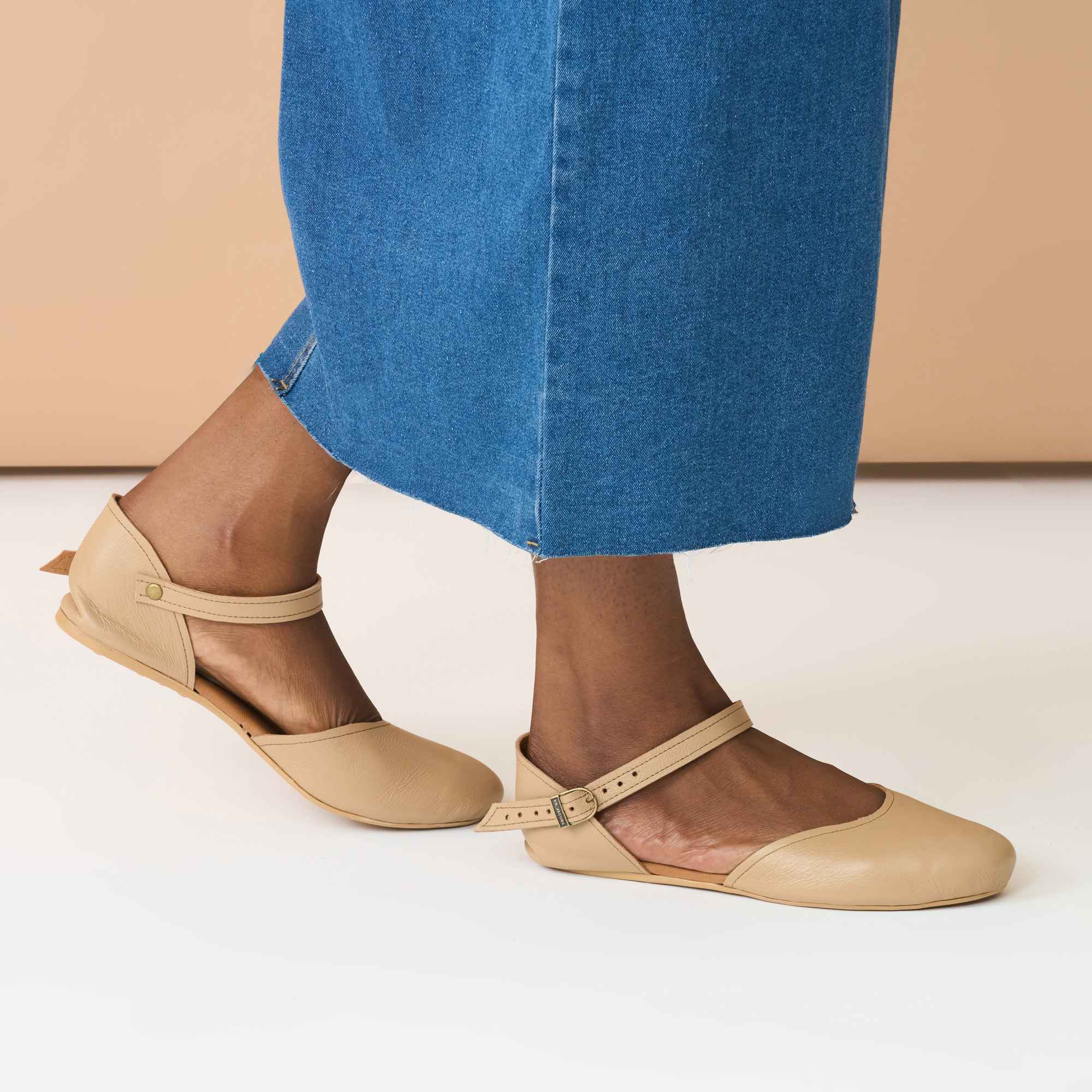 Ladies Genuine Leather Hazel Flat Shoes