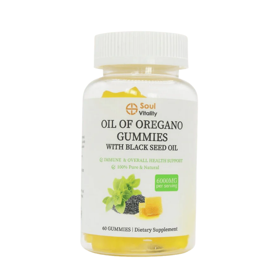 Oregano Black Seed Oil and Vitamin D3 Gummies (60's)