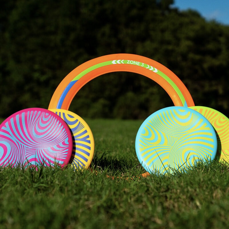 Backnine with 4x Wingman Discs and a Flying Target Ring