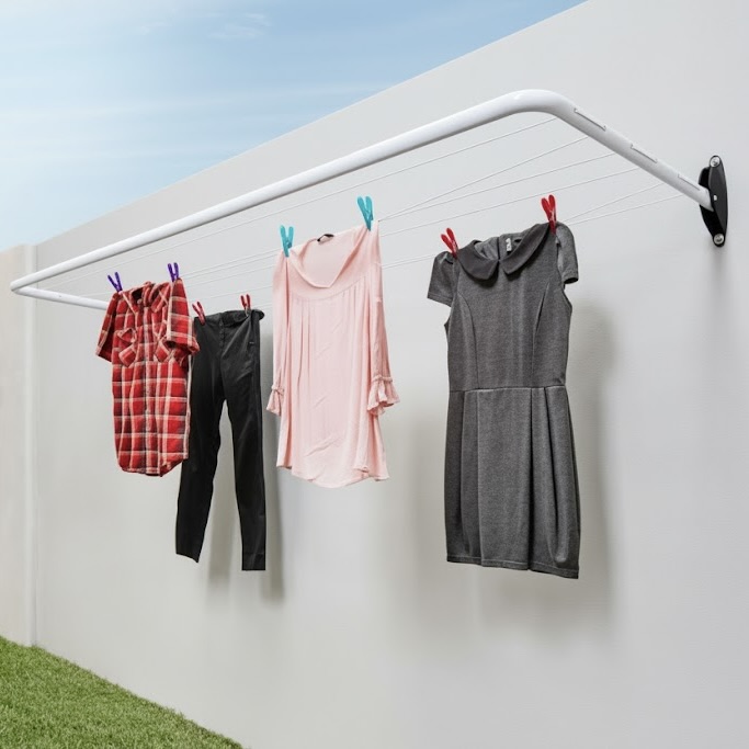 Swingline Wall Mounted Folding Frame Clothesline