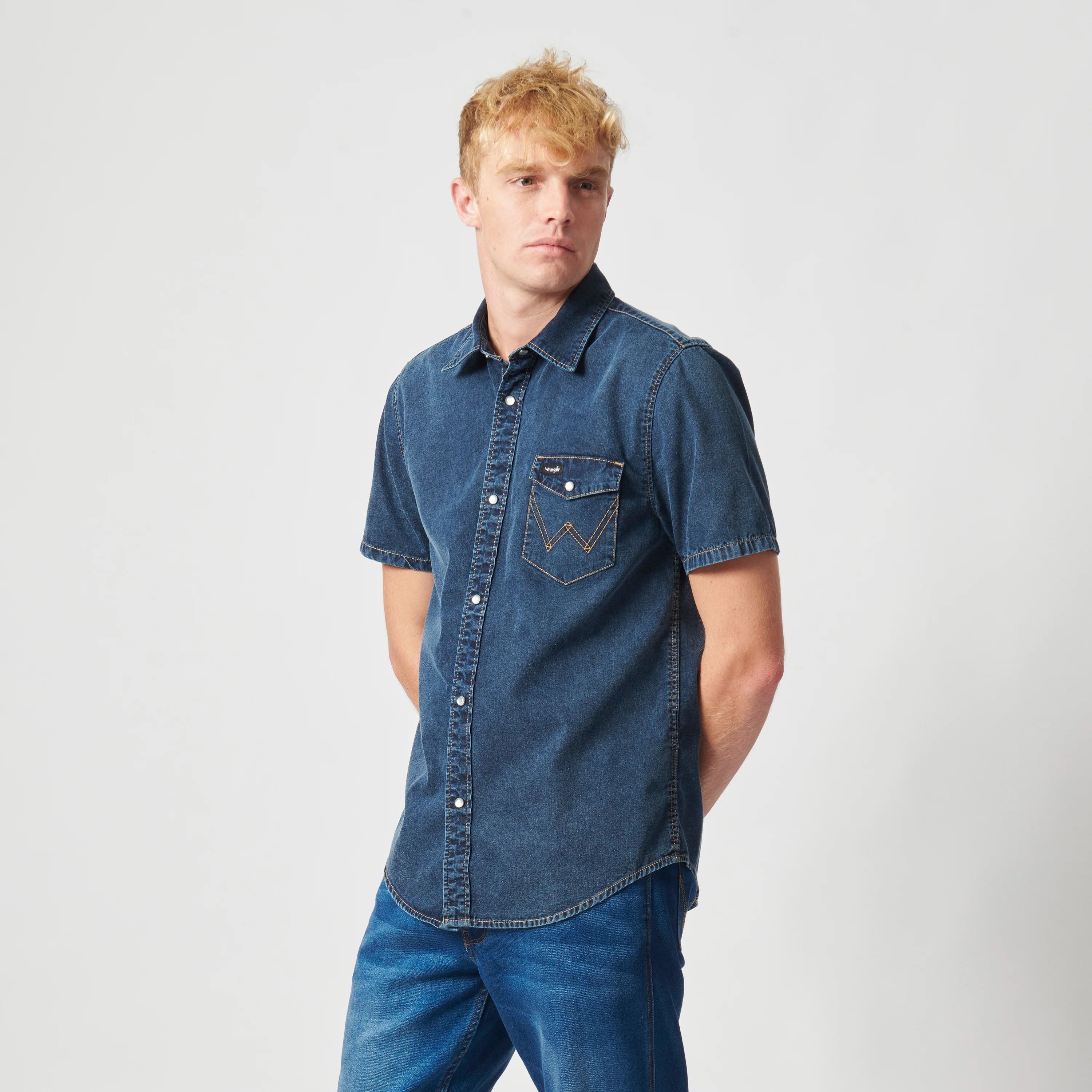 Men's Classic Cotton Denim Shirt