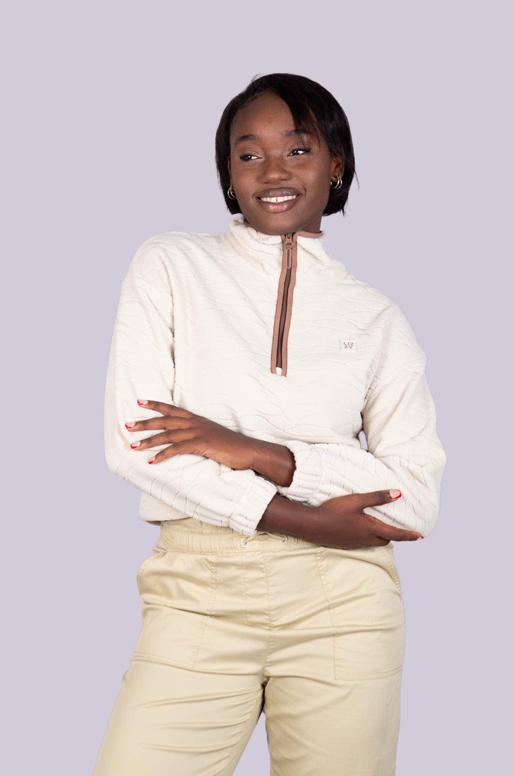 43% off on Lizzy Ladies 1/4 Zip Sweatshirt | OneDayOnly