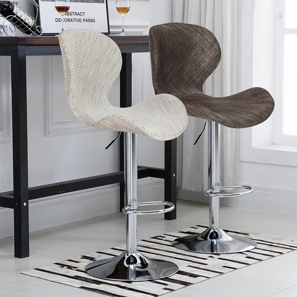 2x Swivel Hourglass Bar Stools