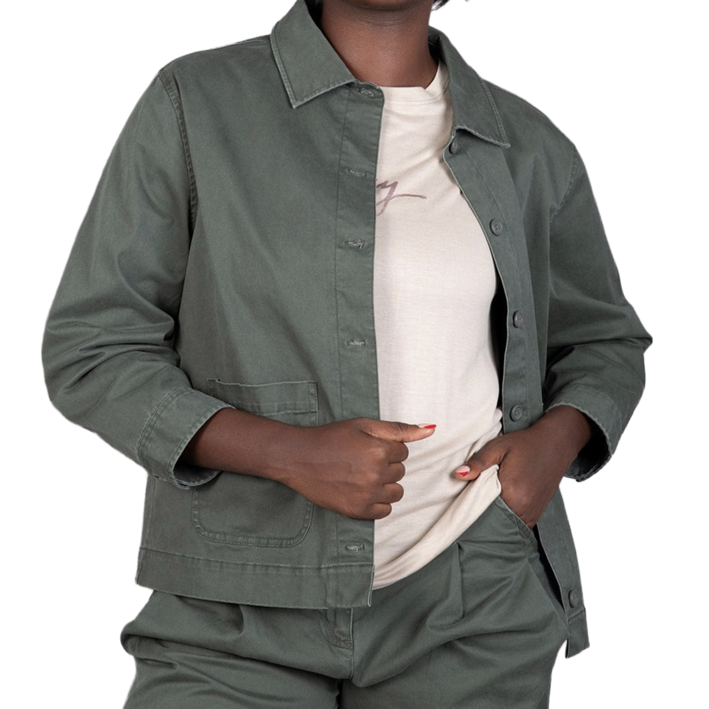 Ladies Nahomi Long Sleeve Button Up Shirt