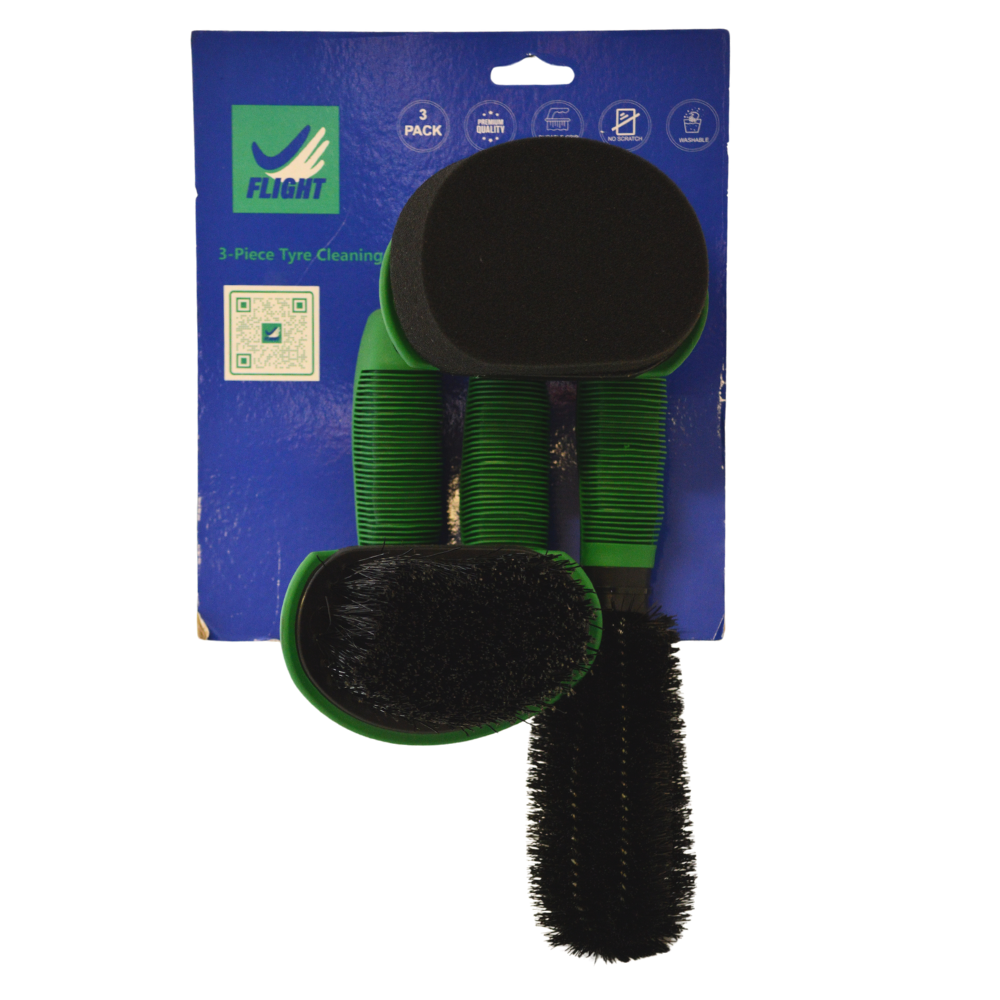 3-Piece Tyre Brush Kit
