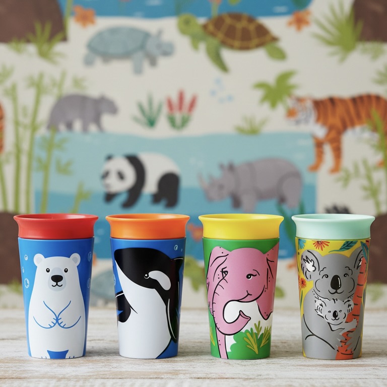 Wild Animal Love 360° Sippy Cup