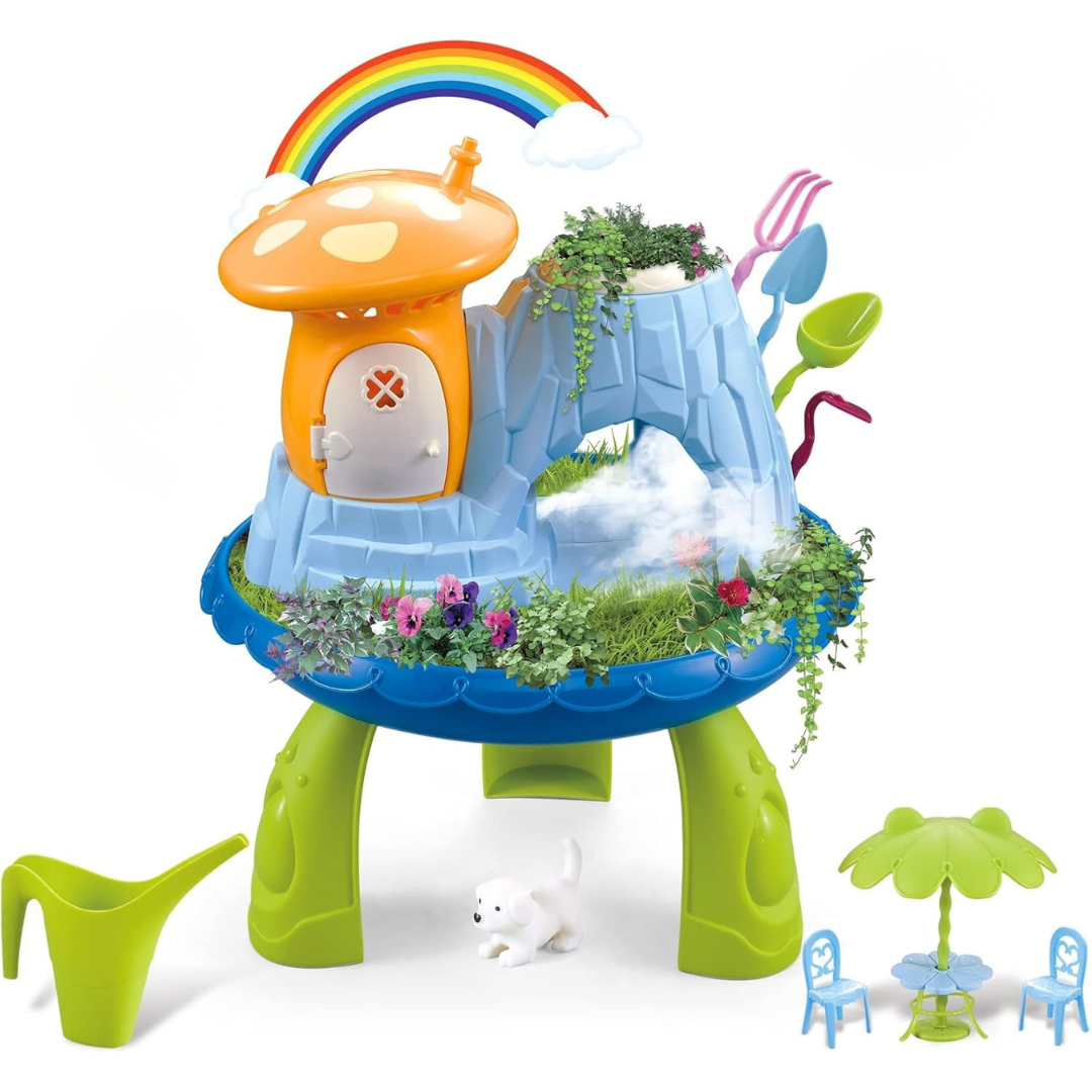 Fairy Garden Kit with Real Grass Seeds and Potting Soil