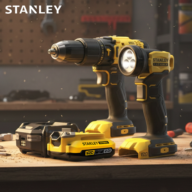 V20 Hammer Drill + Flash Light + 2AH Battery (Model: SFMCK210D1-QW)