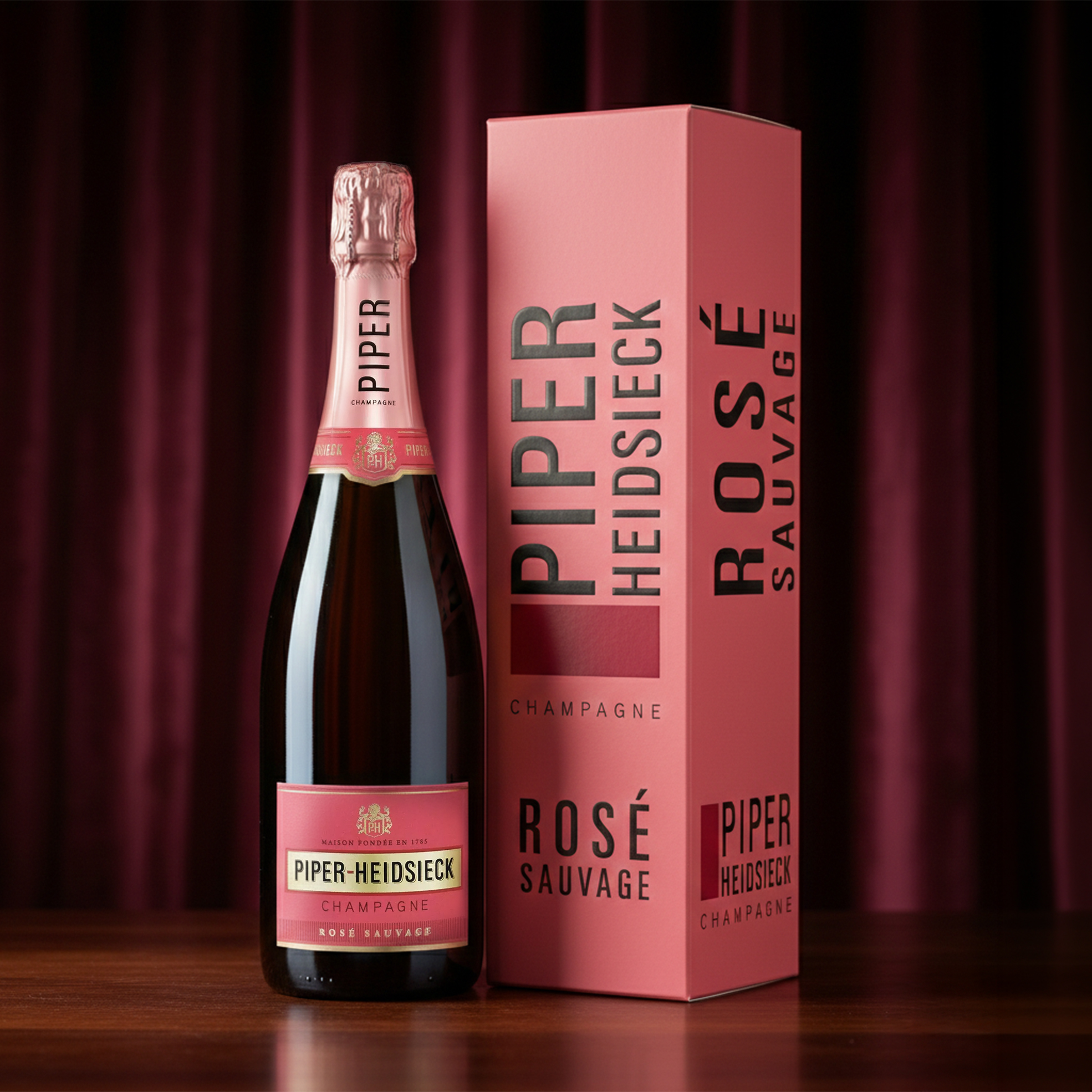 750ml Rose Sauvage NV Champange in Gift Box