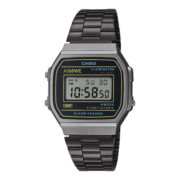 Unisex Black Retro Heritage Watch