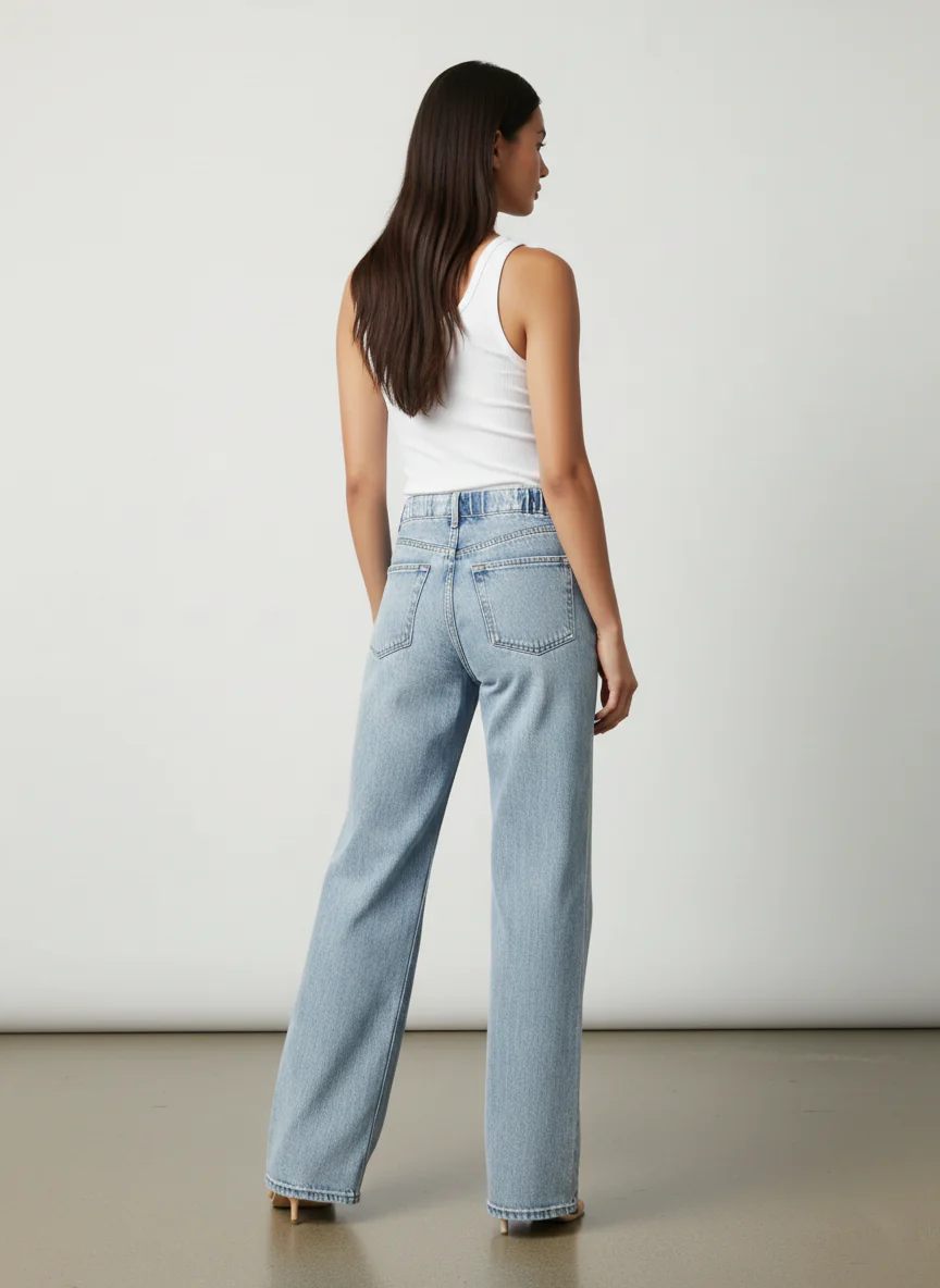 50% off on Zush Ladies Wide Leg Jeans | OneDayOnly