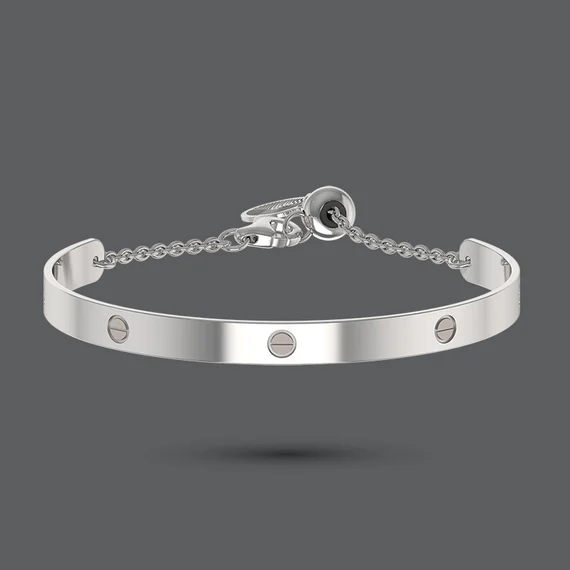 9kt Gold or Sterling Silver Baby Bangle