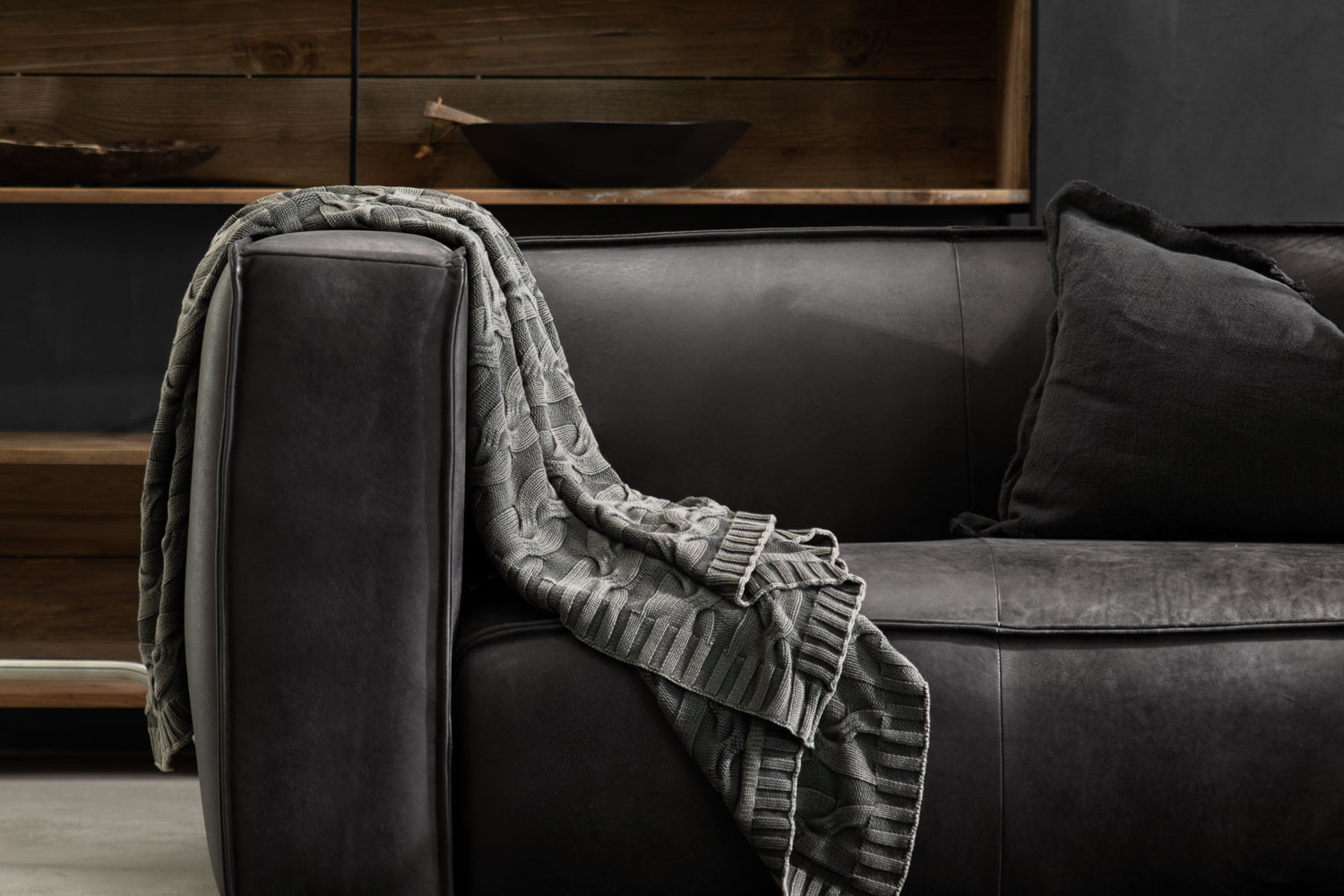 R1,900 off on 3-Seater Leather Lead Couch | OneDayOnly