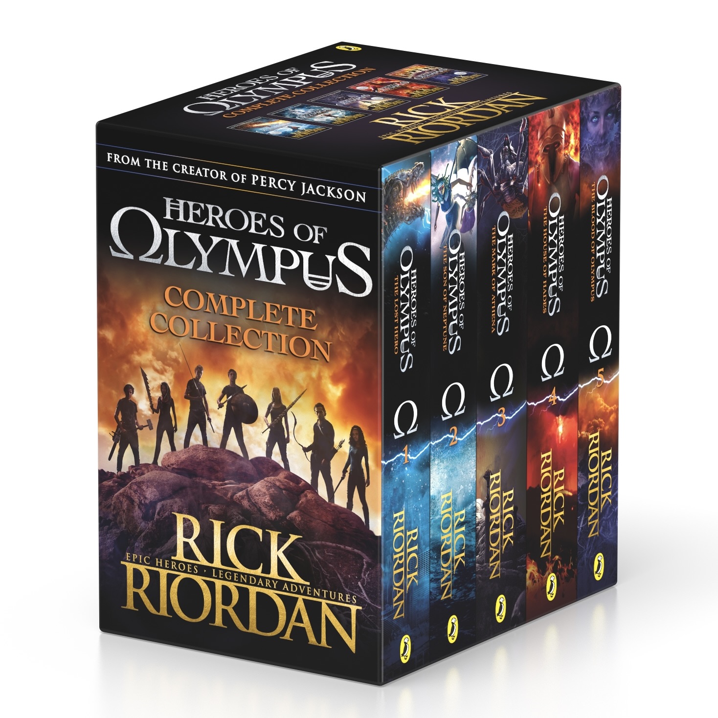 Heroes of Olympus Collection in Slipcase (5 Books)