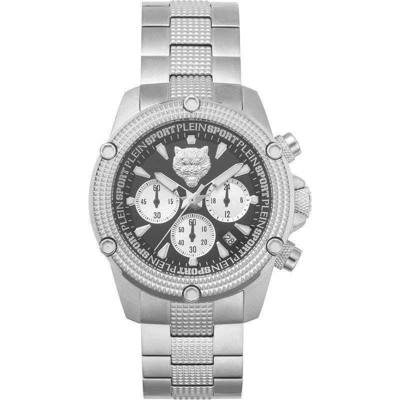 Men's Silver Hurricane Chronograph Watch
