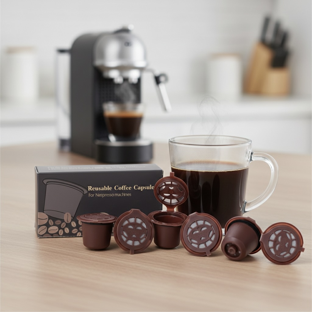 6x Reusable Coffee Capsules