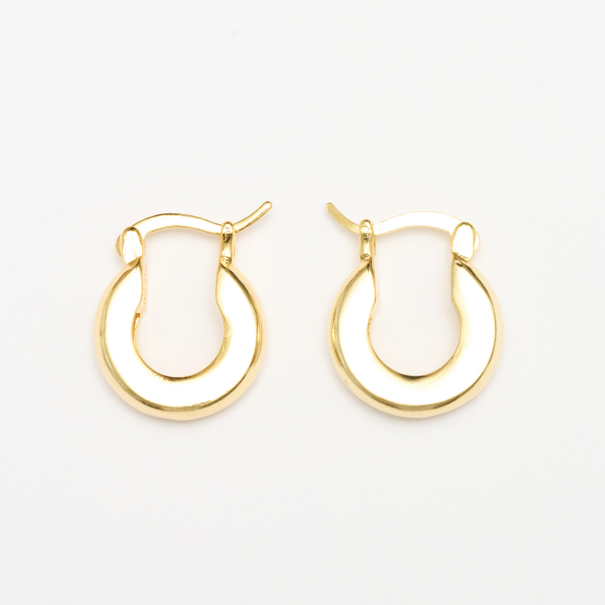 18k Gold-Plated Lila Bold Hoop Earrings