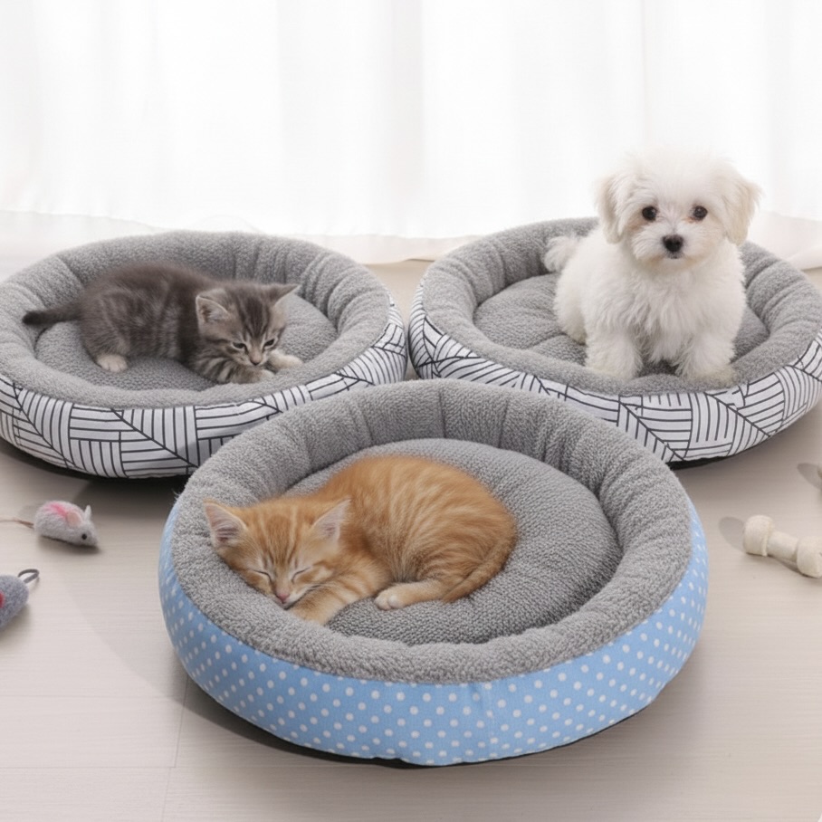 Ultra Soft Round Pet Bed