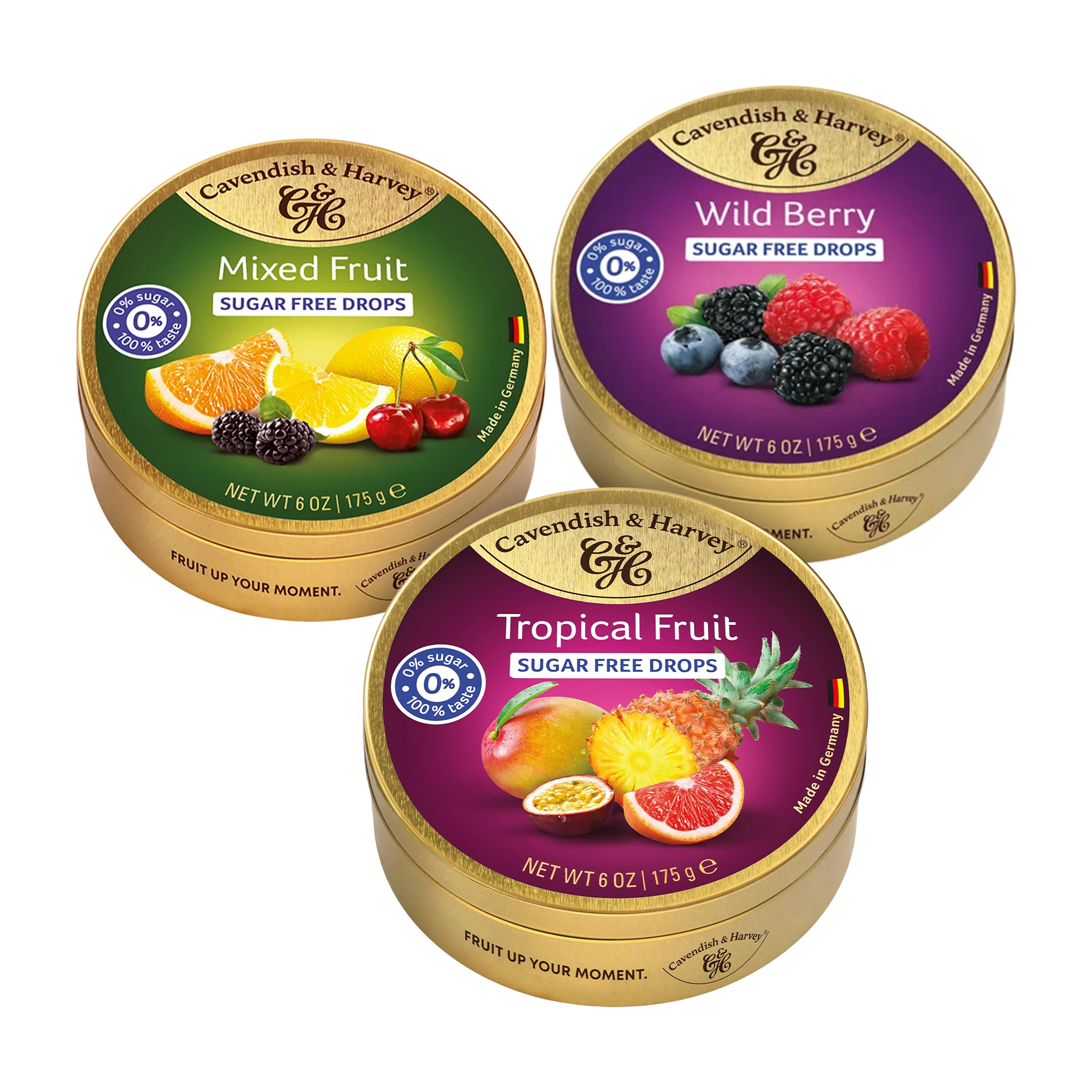 3x 175g Sugar Free Tins