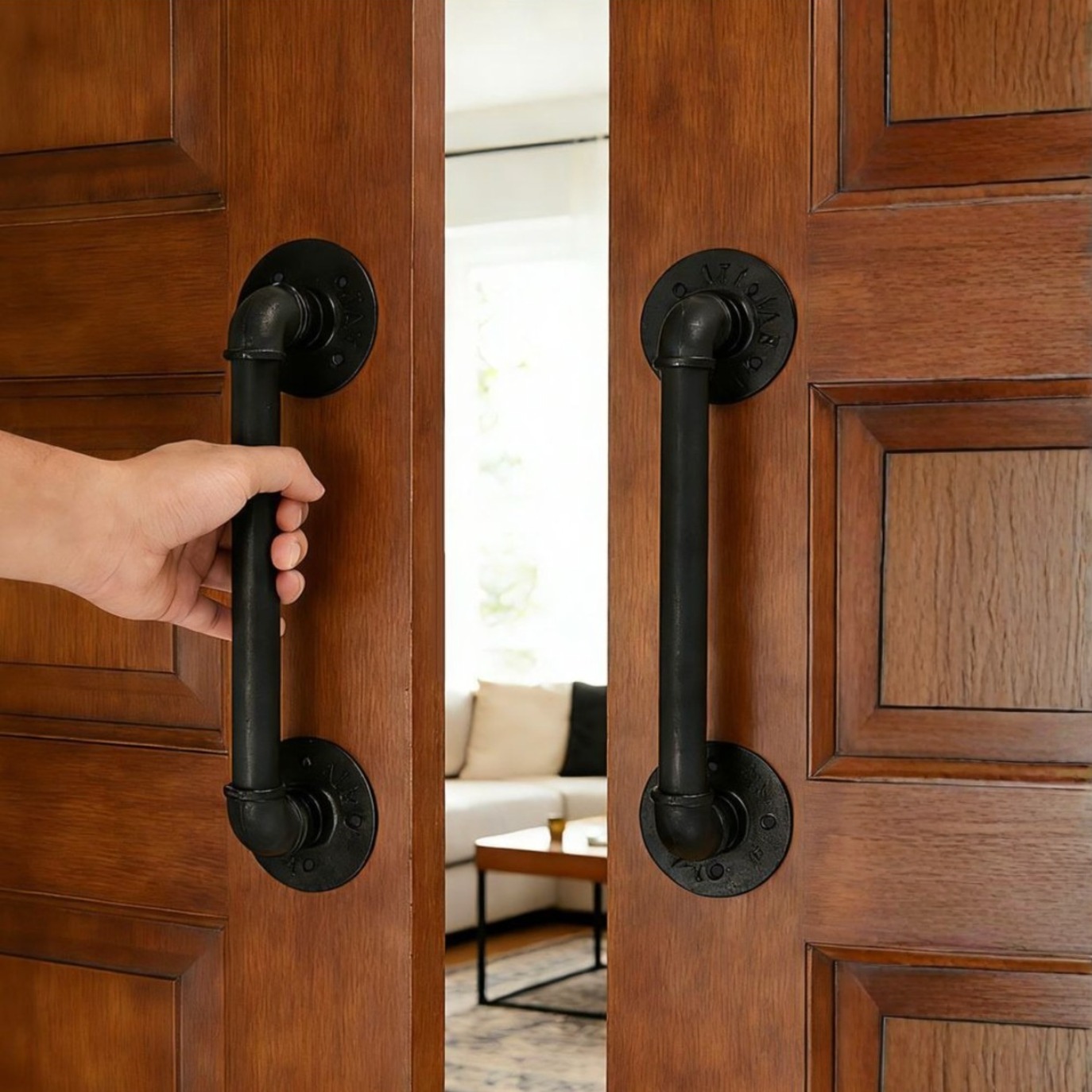 2x Barn Door Handles or Towel Rails