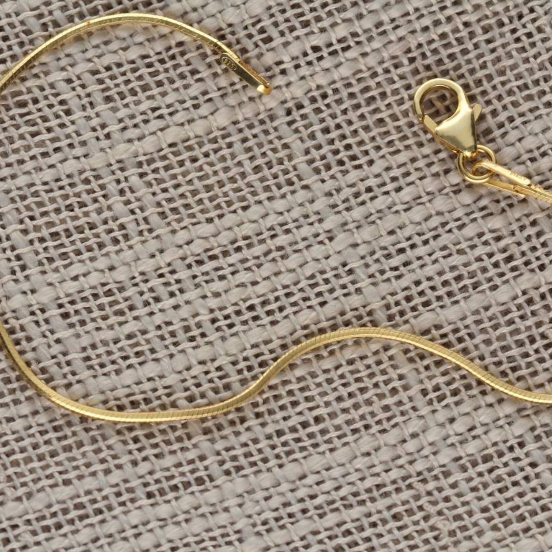 9kt Gold Plated Silver Chain