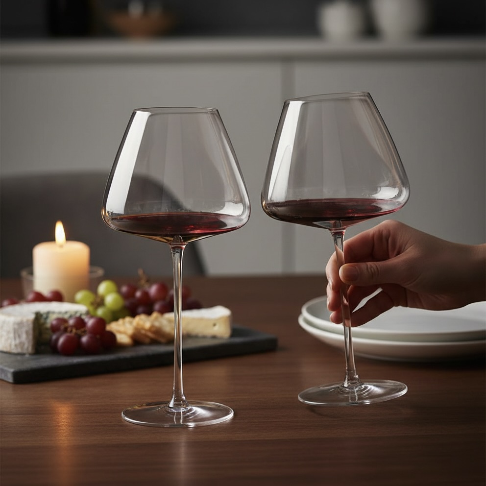 2-Piece Crystal Wine Glass Set