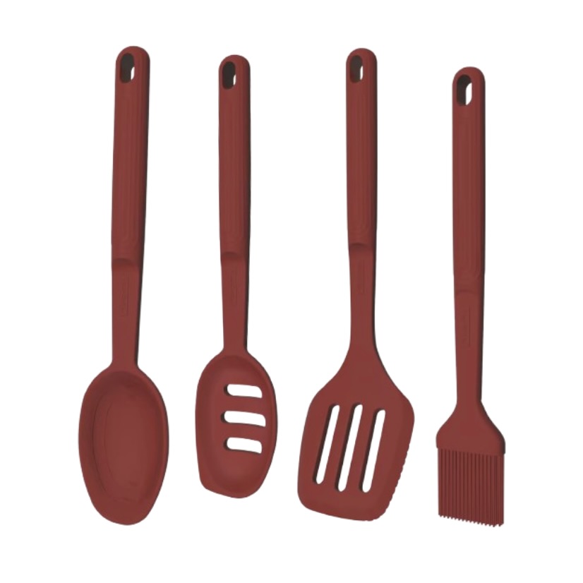 4-Piece Silicone Kitchen Utensil Set