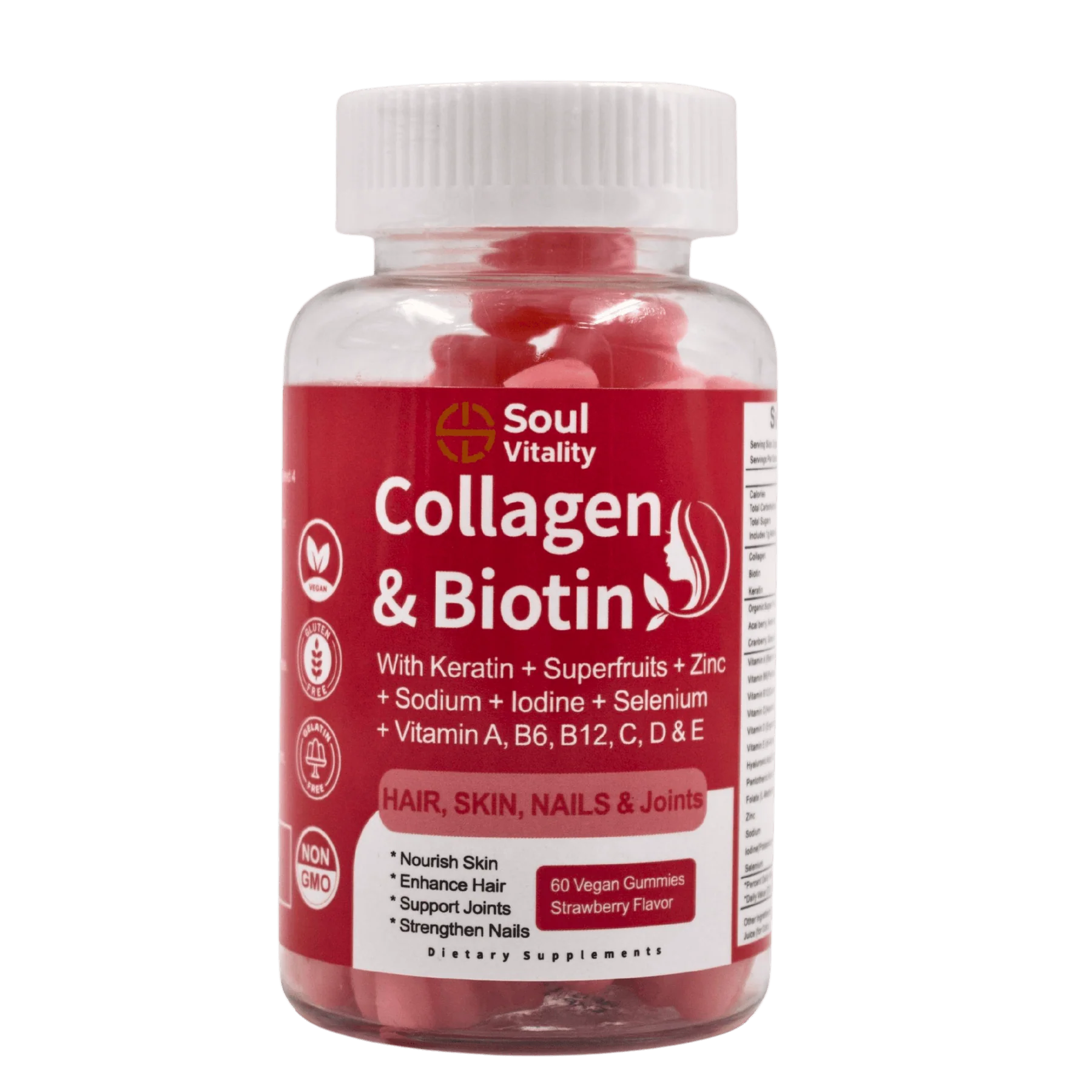 Collagen and Biotin Gummies (60's)