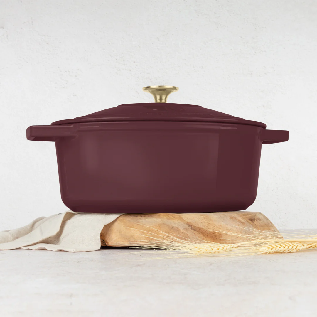30cm Cast Iron Oval Roaster