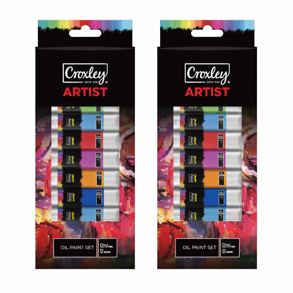 24x 12ml Artist Oil Paint Tubes