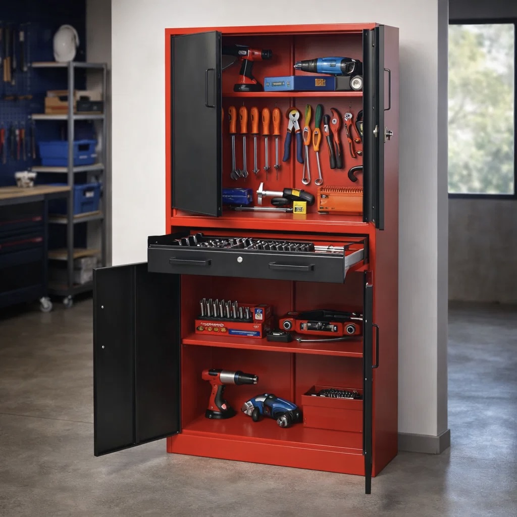 Multi-Functional Heavy Duty Metal Storage Cabinet
