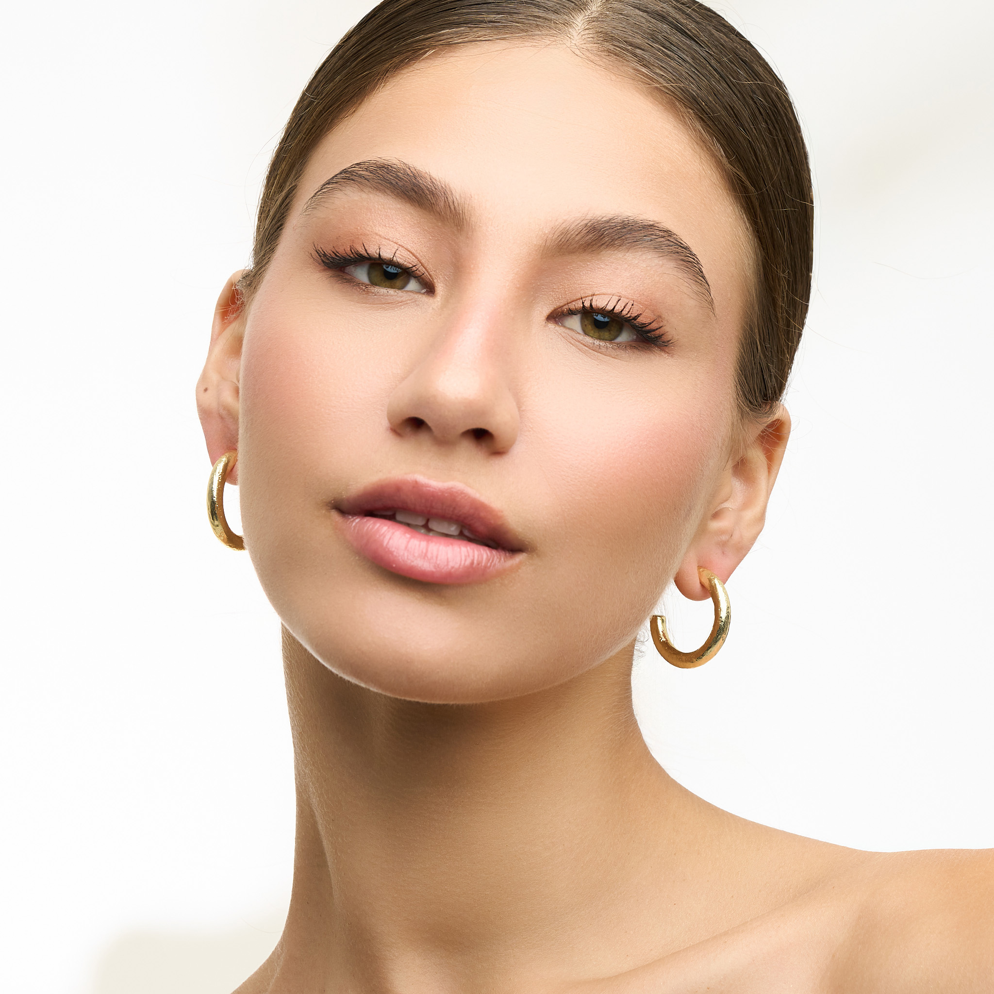 18k Gold-Plated Ayla Hoop Earrings