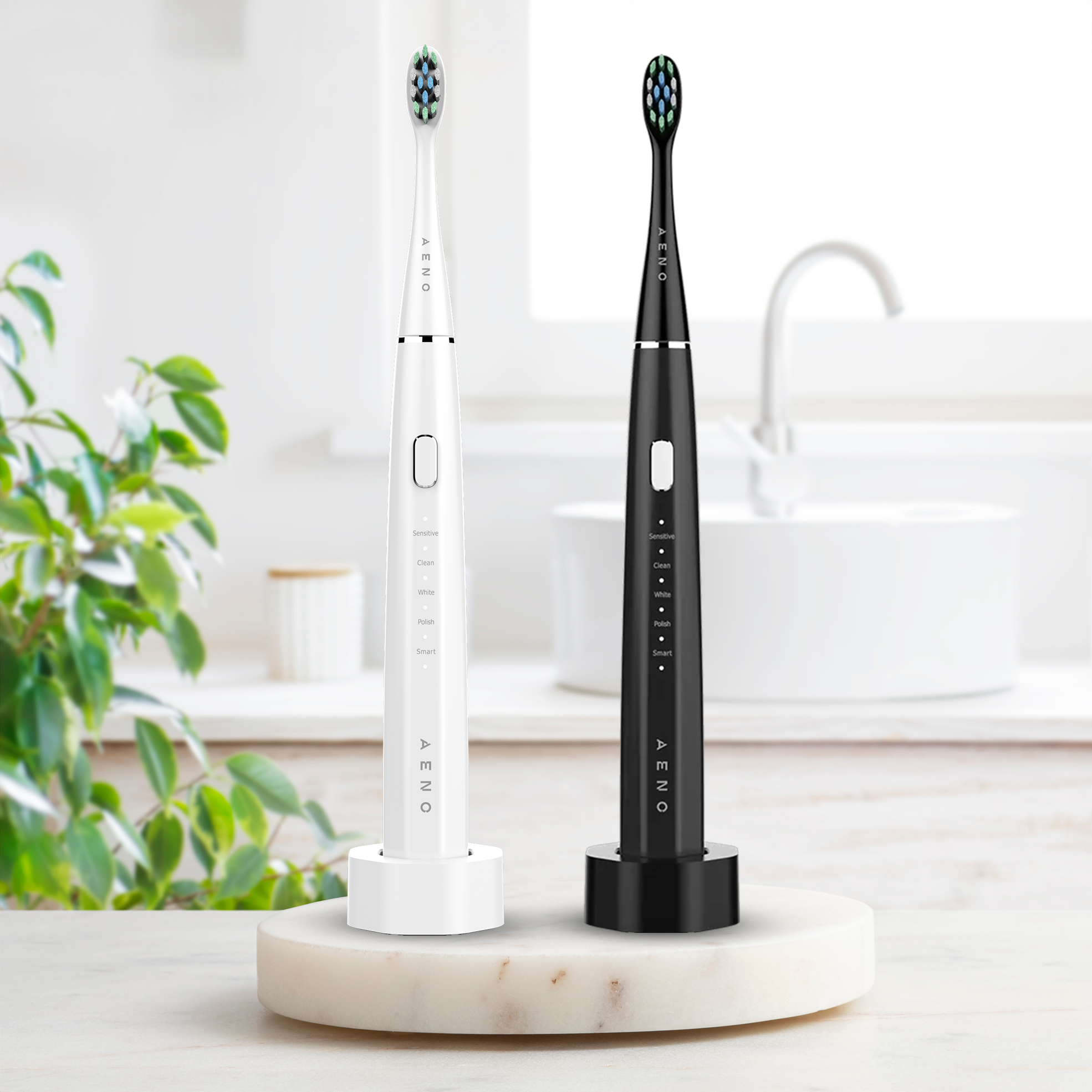 Smart App-Connected Sonic Electric Toothbrush with 3x Brush Heads