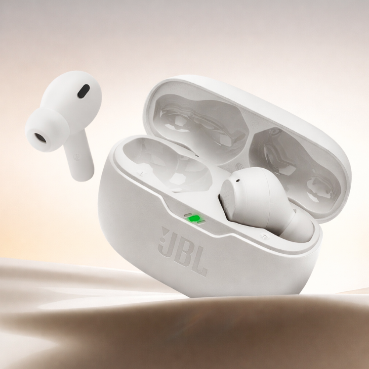 Wave Beam True Wireless Earbuds White