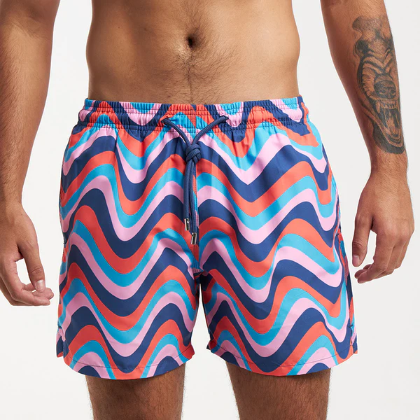 Men's Patterned Swim Shorts