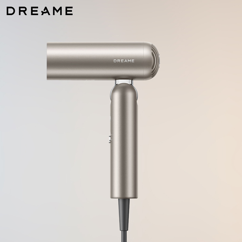 All-In-One Pocket Portable High-Speed Hair Dryer Titanium Gold