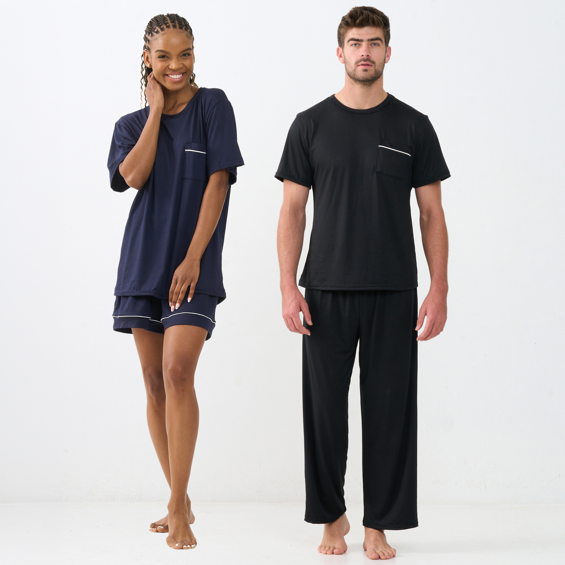 Unisex Luxury Soft Trim PJ Set