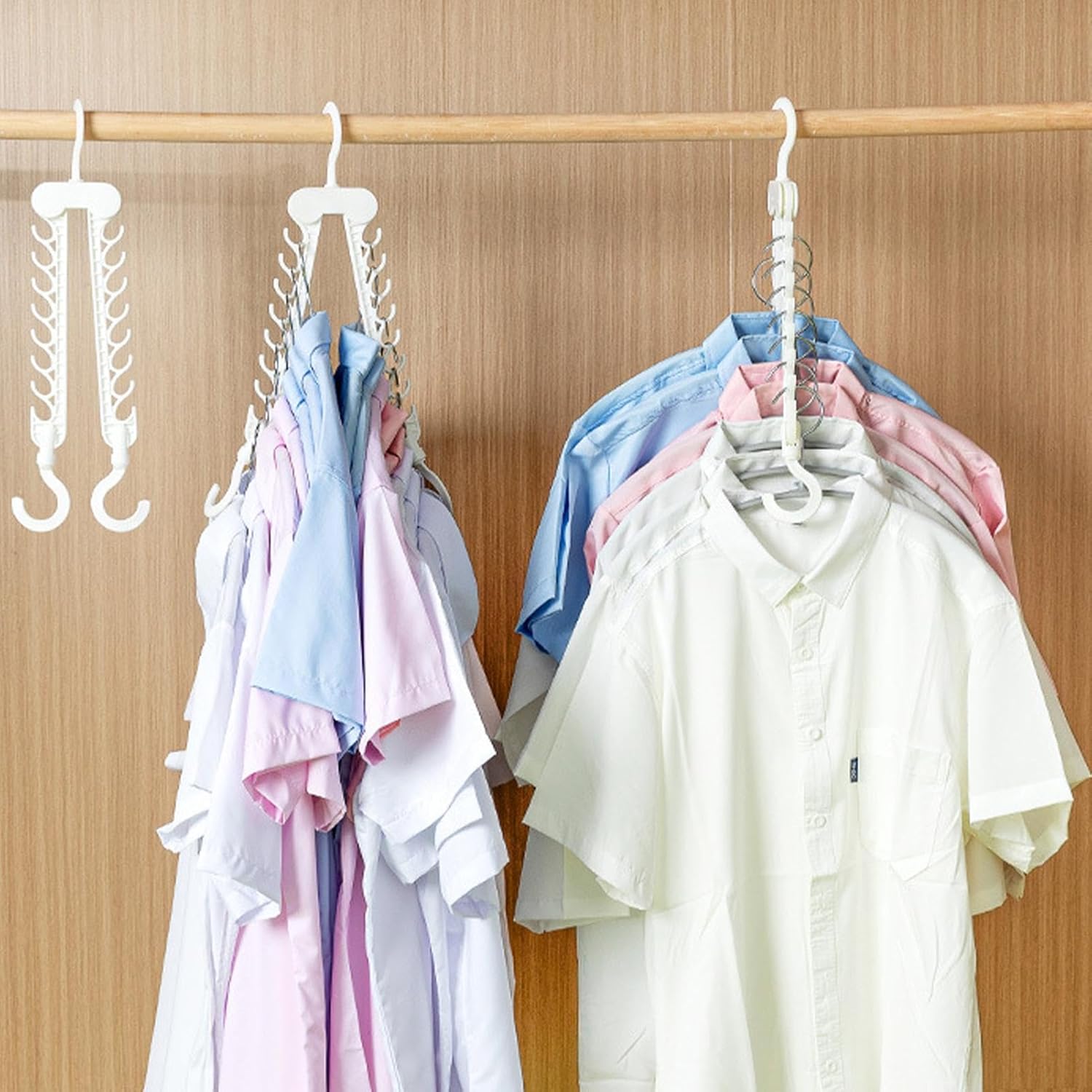 2x Multifunctional Foldable Closet Hangers