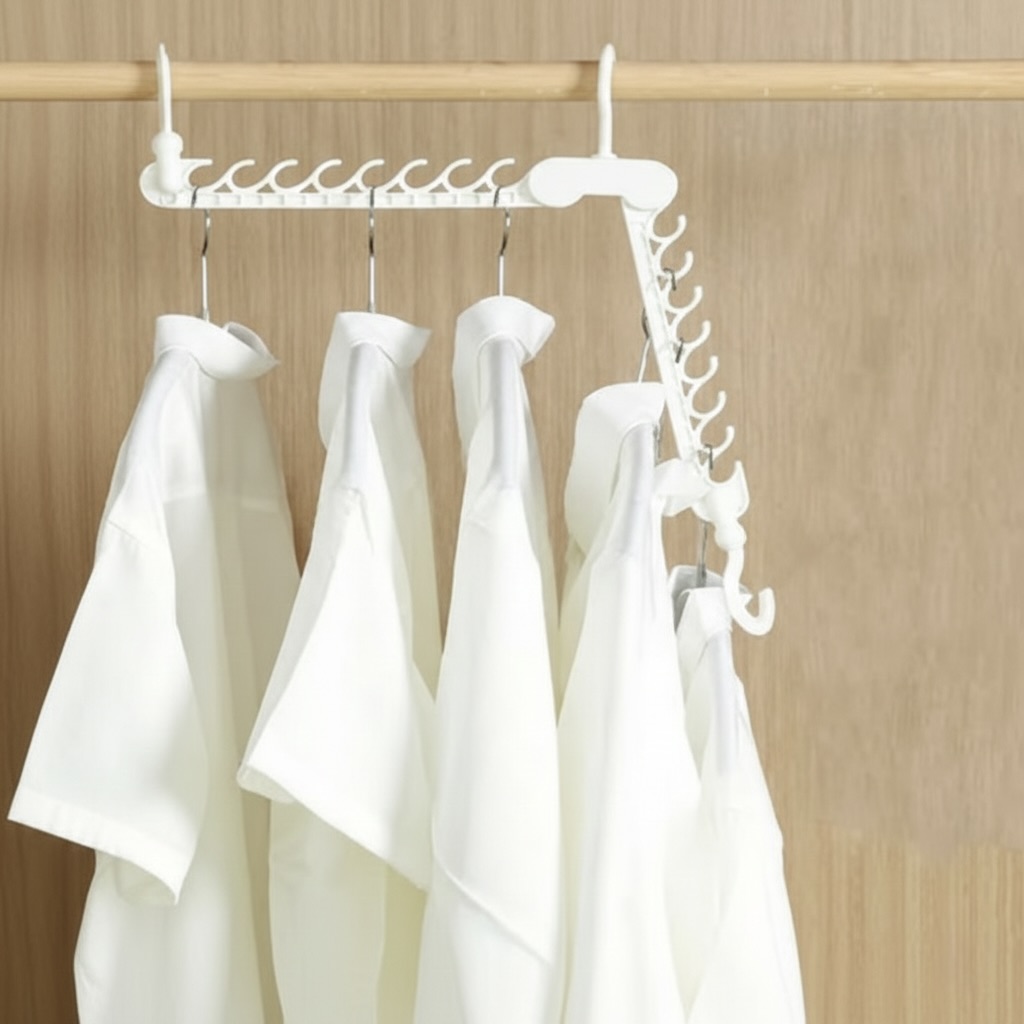 2x Multifunctional Foldable Closet Hangers