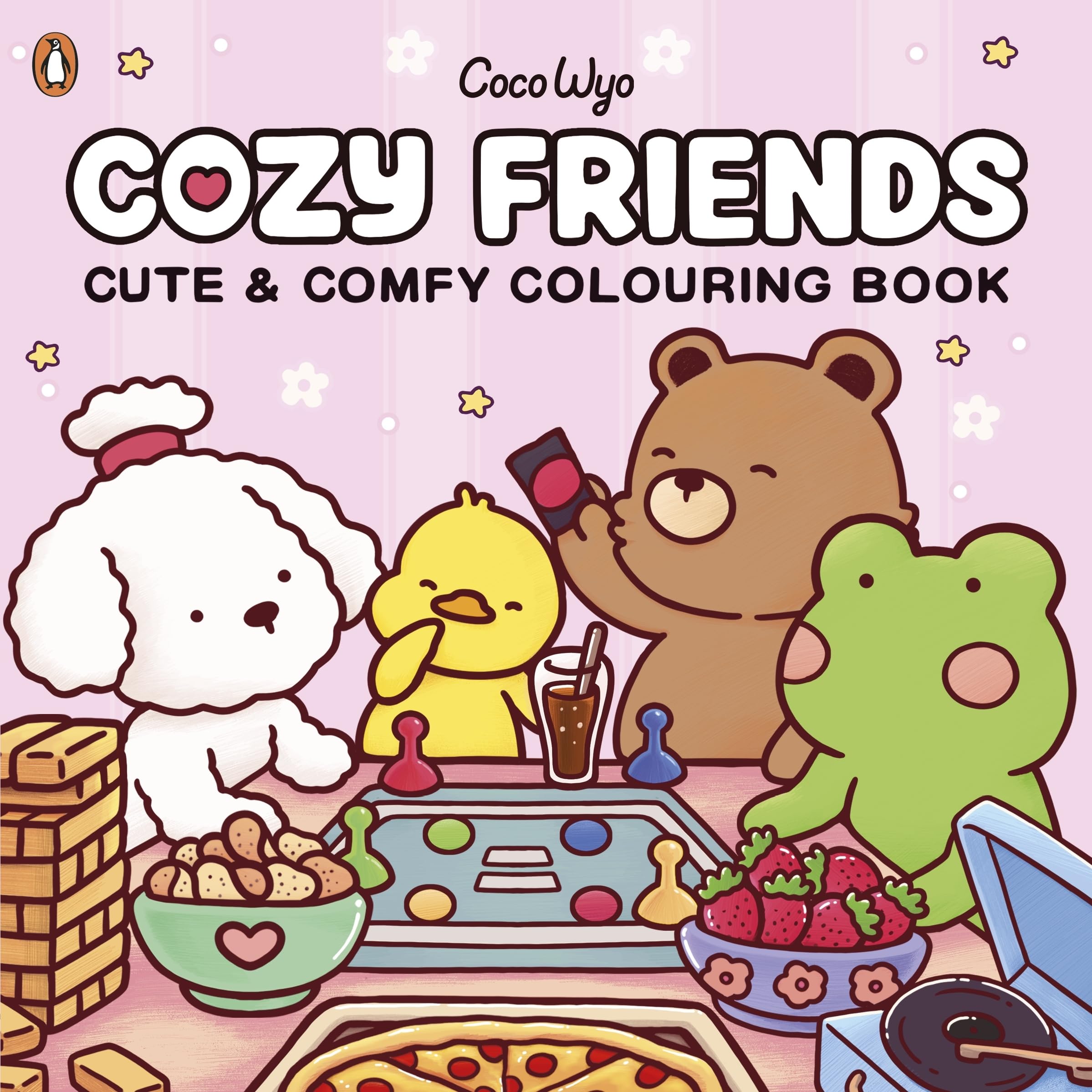 Cozy Friends: Cute and Comfy Colouring Book (Paperback)