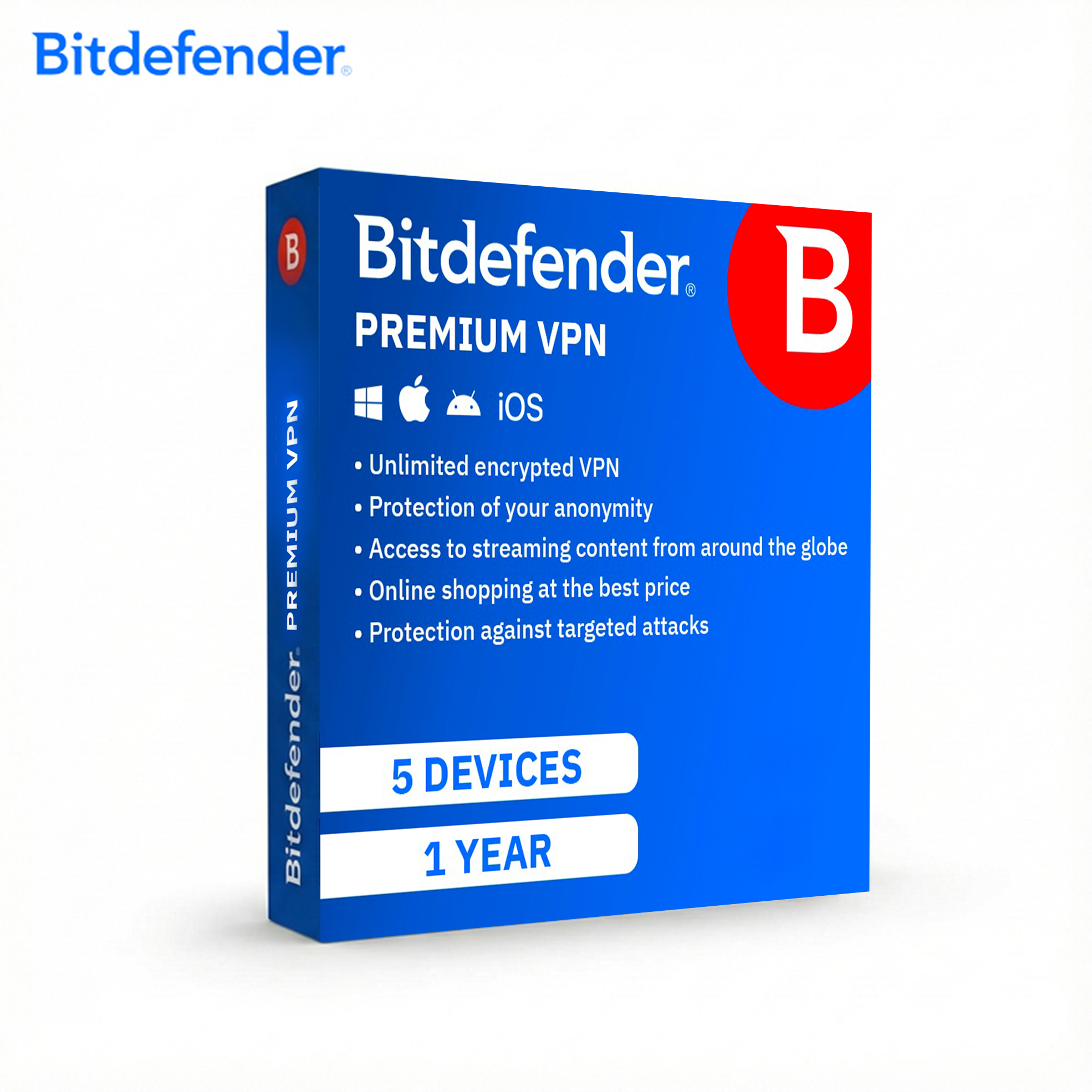 5-Device Premium VPN (1-Year Plan)