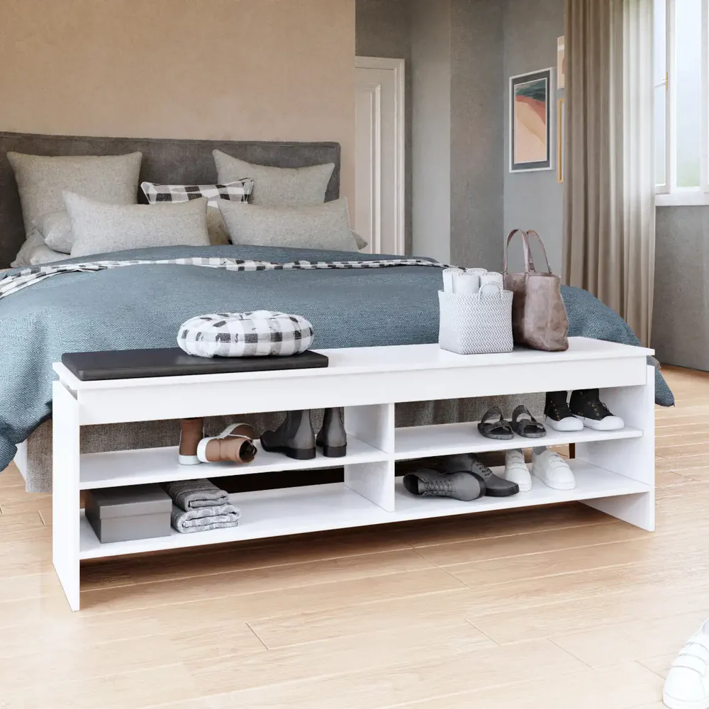 White Adwin TV Stand