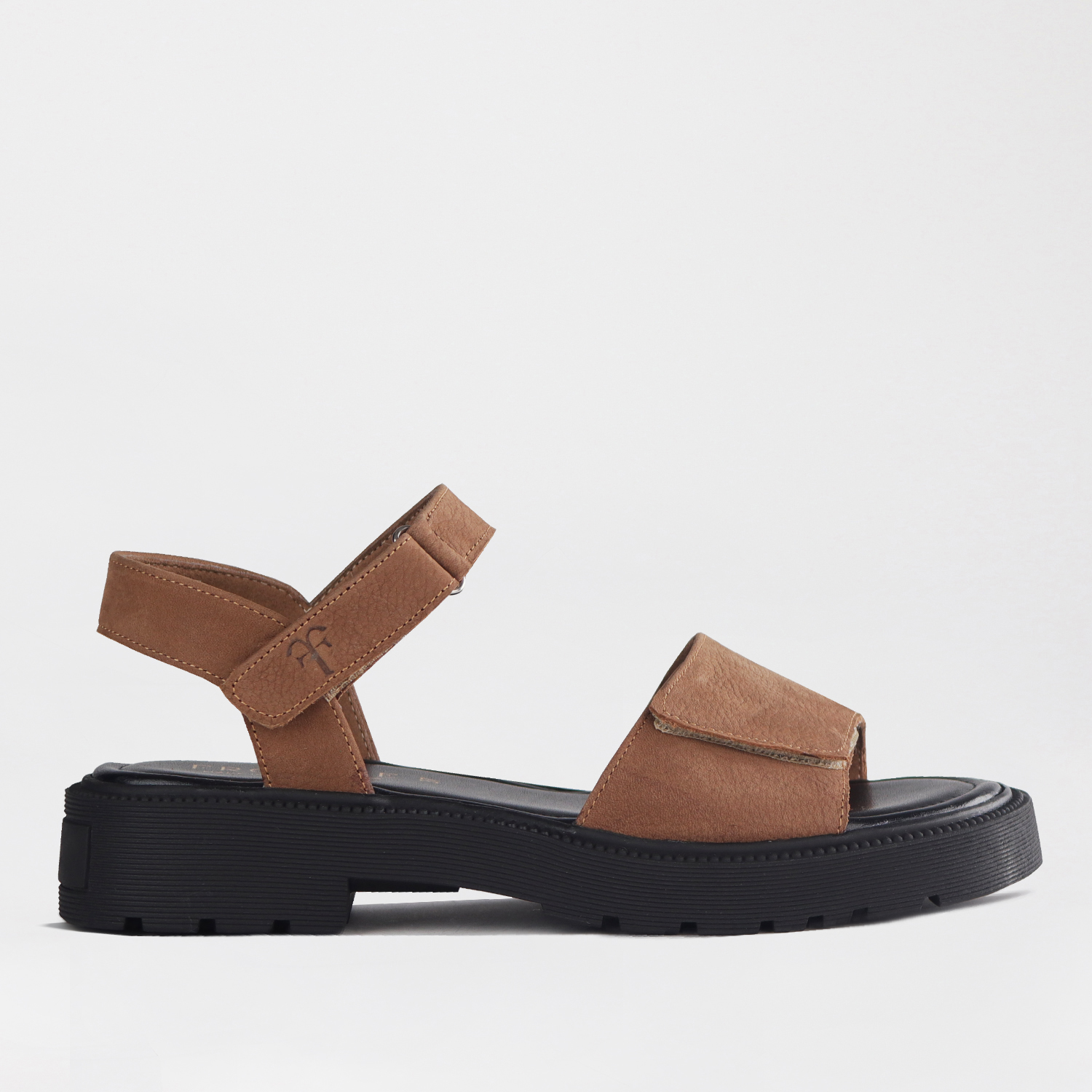 Ladies Genuine Leather Adjustable Chunky Sandals