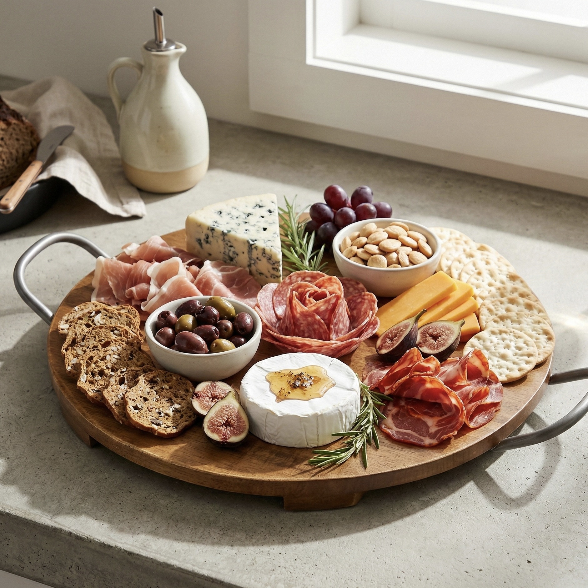 Round Presentation Table Board