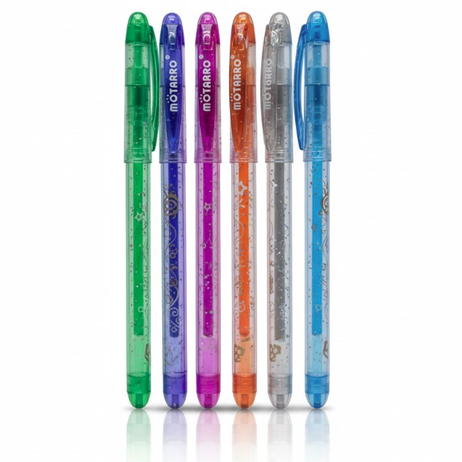 6-Piece Temporary Tattoo Gel Pen Set