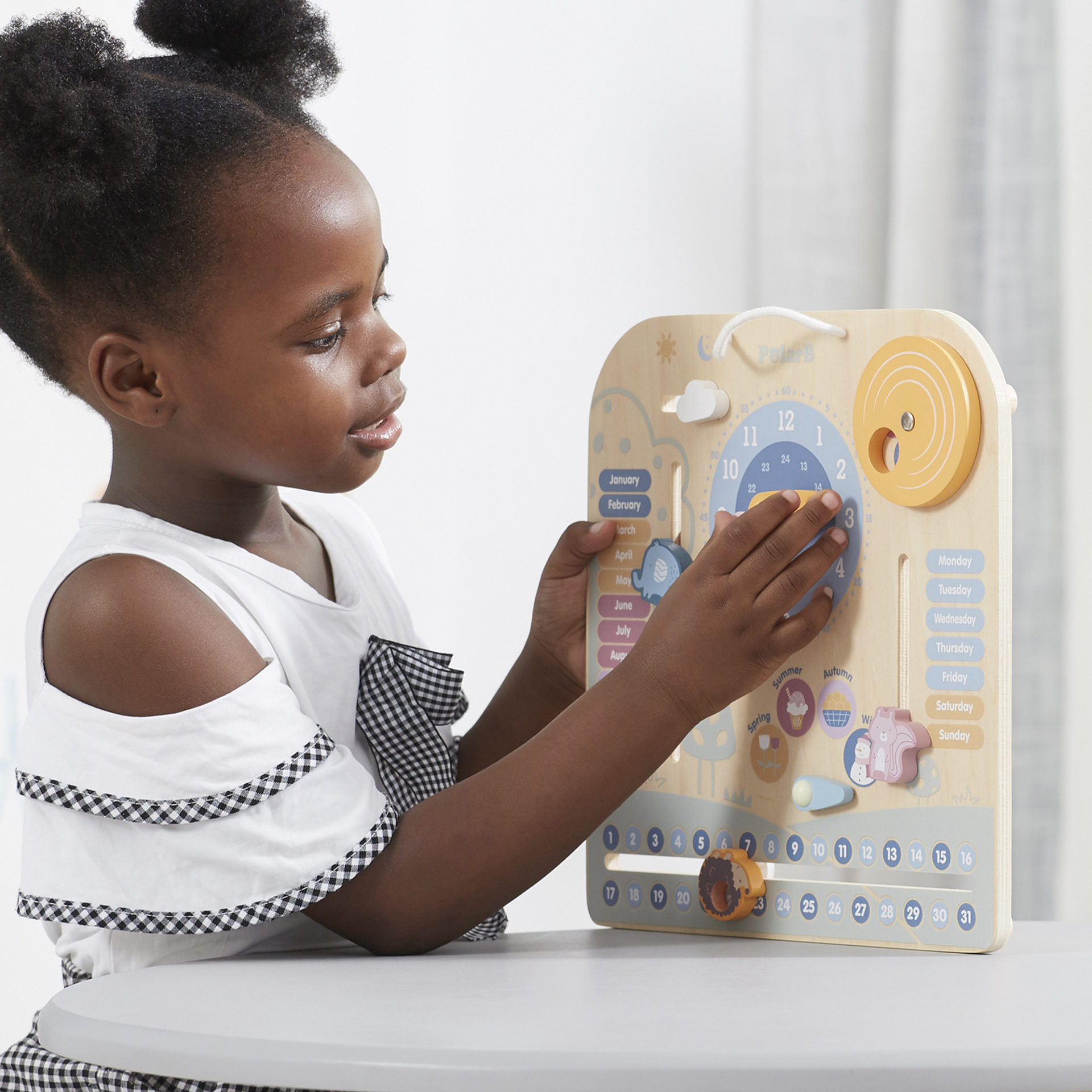 Kids Calendar & Clock Toy