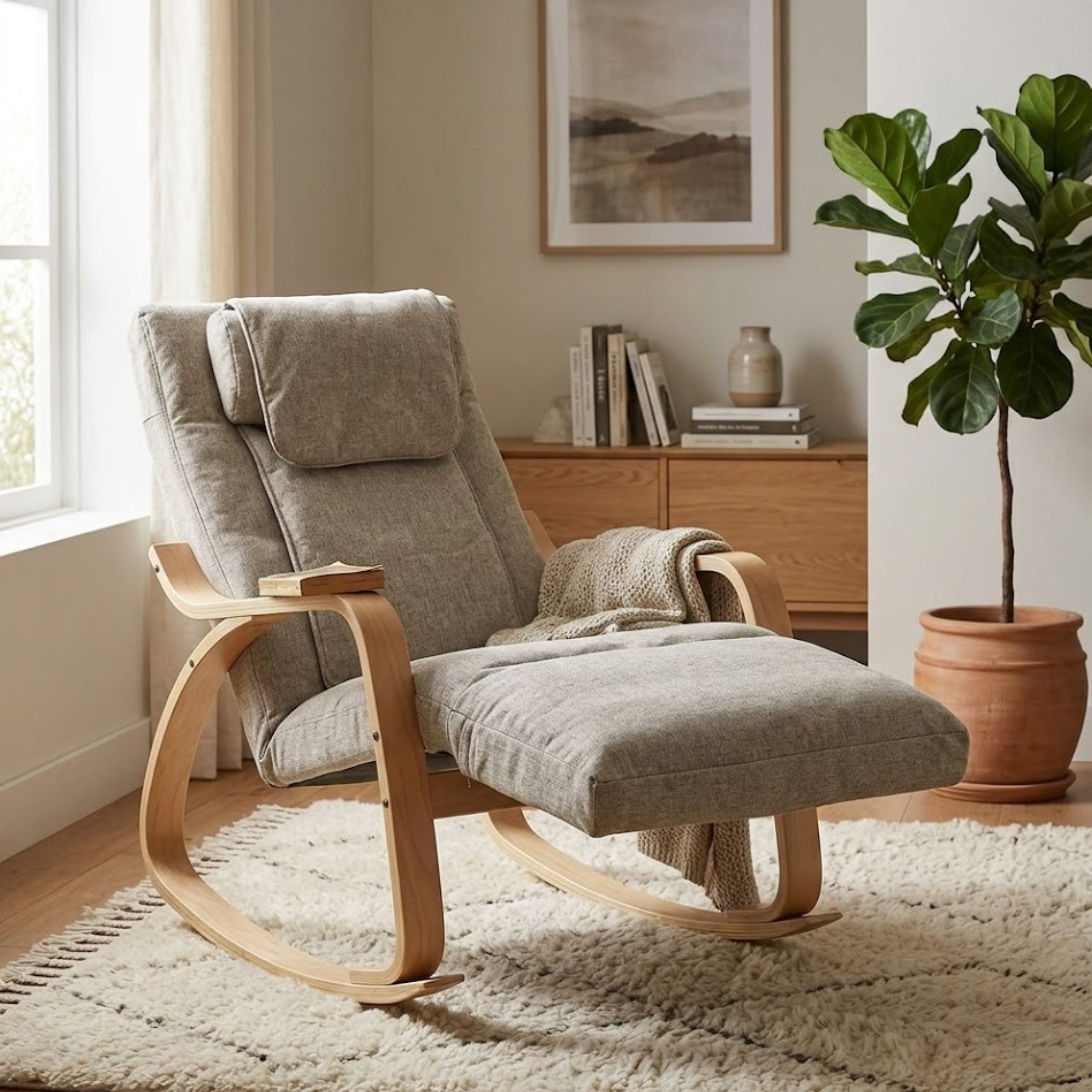 LunaRock Rocking Massager Chair