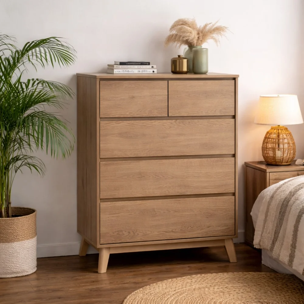 5-Tier Hirado Chest of Drawers