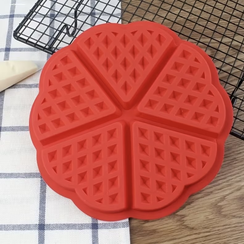 2x Silicone Airfryer Waffle Moulds